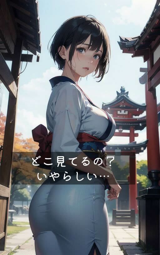 『浴衣美人』幼馴染と二人きり神社デート〜AIエロティックイラスト集〜（全188ページ） サンプル4ページ目