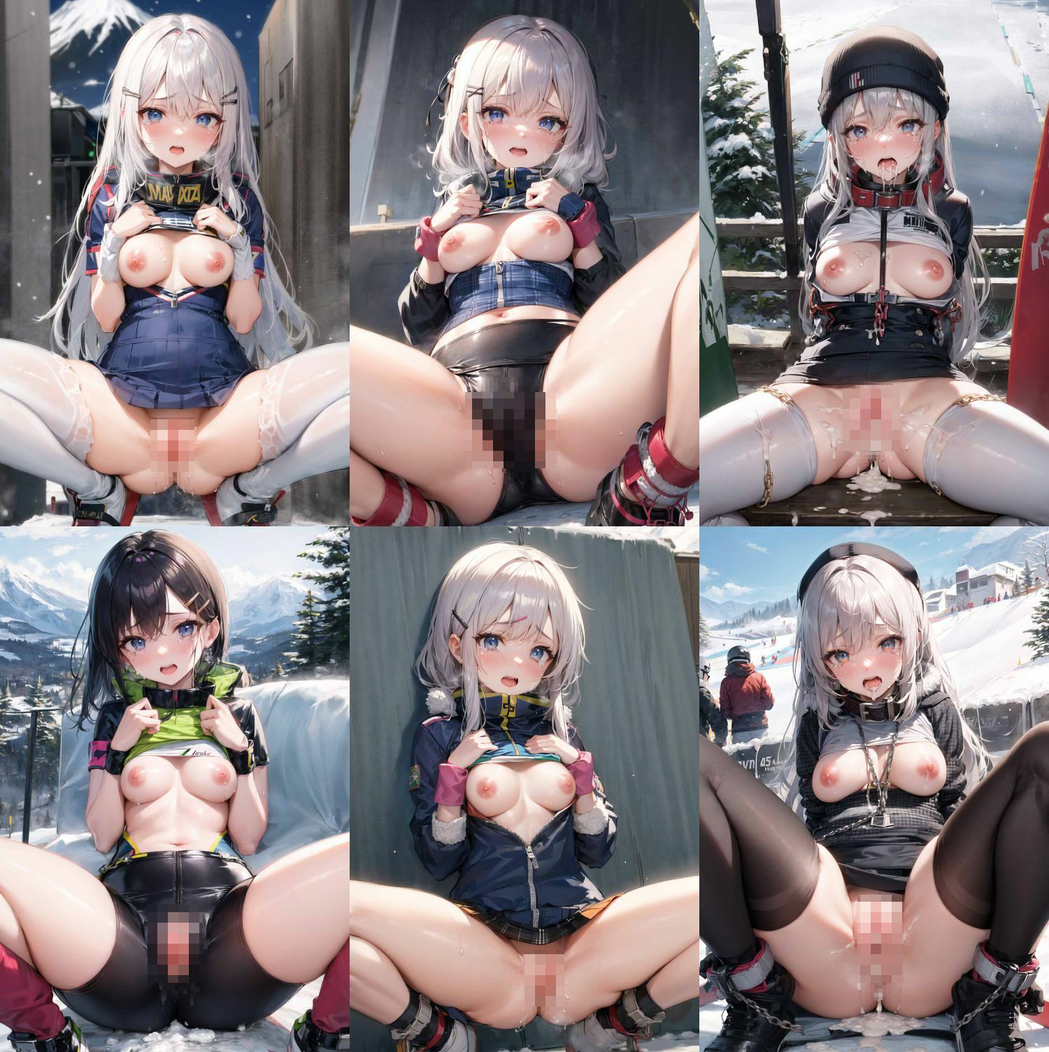スキーウェア女子とゲレンデSEX サンプル7ページ目