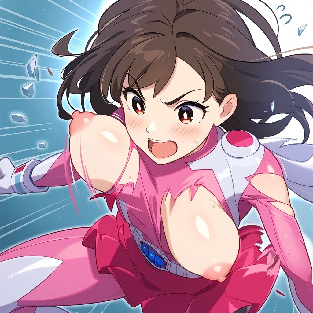 NovelAI V3 戦うヒロインHイラストまとめ サンプル1ページ目