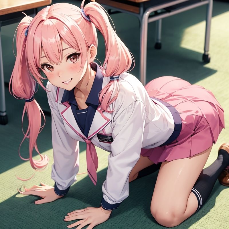 ピンクガール サンプル1ページ目
