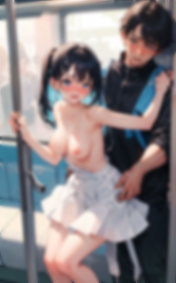 電車の中なのに...すごい感じちゃう サンプル1ページ目