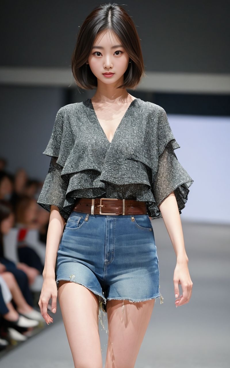 ファッションモデルのおもらし サンプル1ページ目