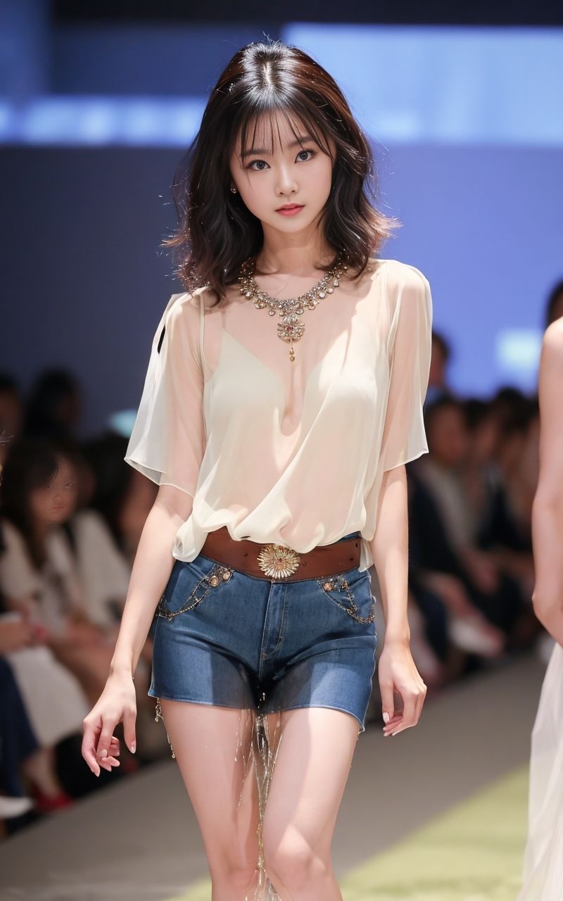 ファッションモデルのおもらし サンプル6ページ目