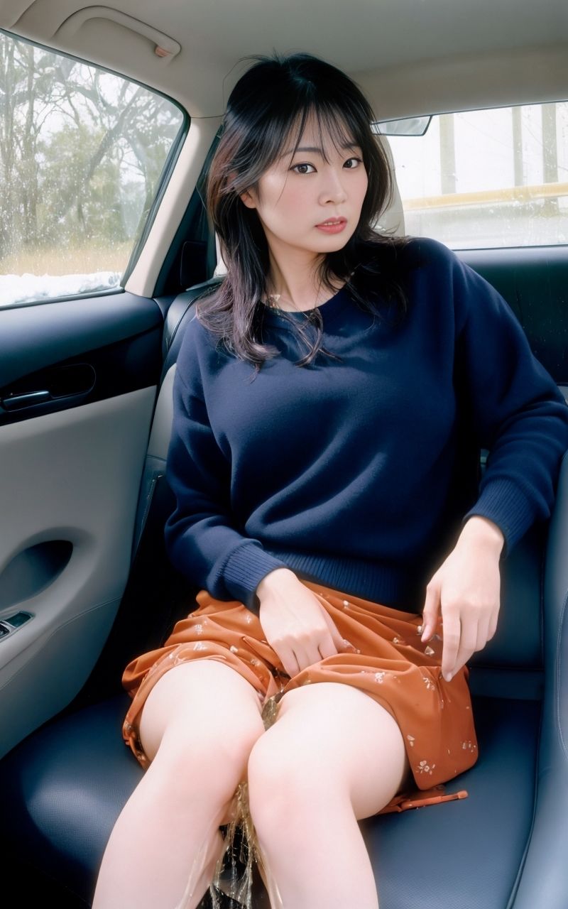 人妻車内おもらし サンプル4ページ目