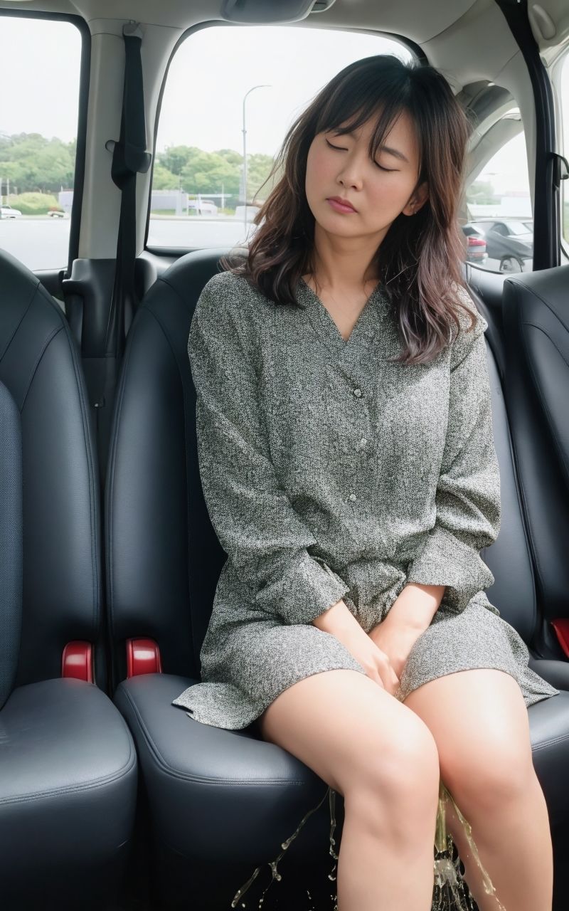 人妻車内おもらし サンプル5ページ目