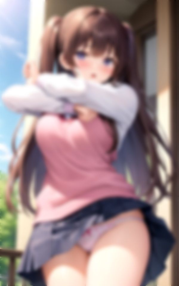 大ボリューム！！！制服からチラリと自慢のパンツを見せてくれる天使たち サンプル2ページ目