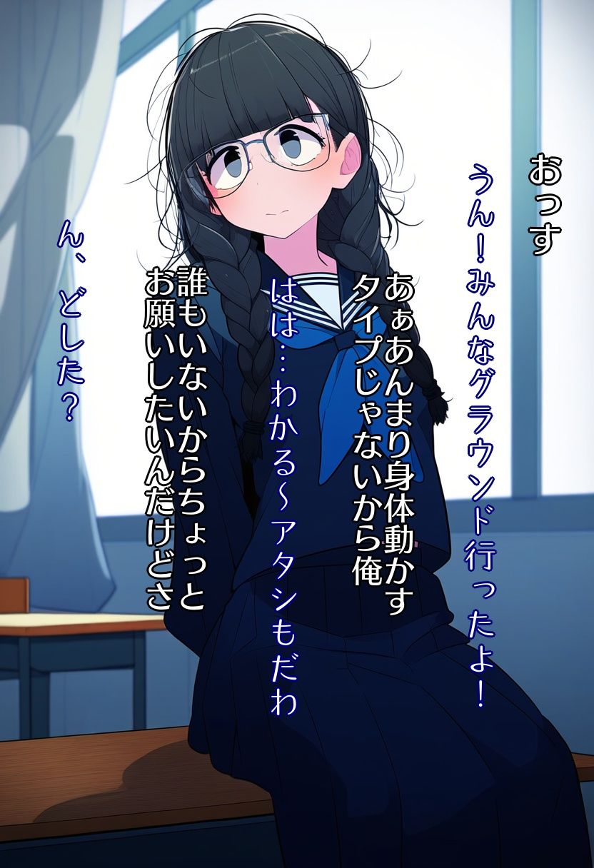 クラスの地味な女子に（お金の力で）おっぱいとパンツを見せてもらった！ サンプル5ページ目