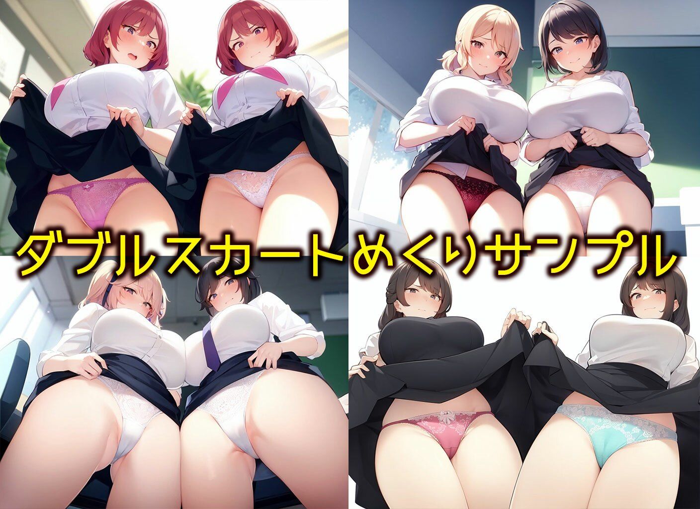 【清楚系女子】休日OLさんたちのスカートめくり サンプル5ページ目
