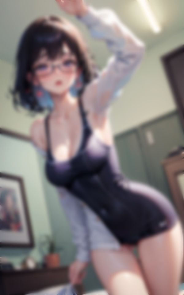 彼氏にコスプレさせられちゃった スク水編 サンプル3ページ目
