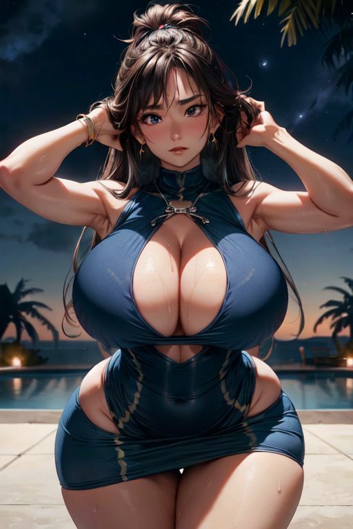爆乳AIカットドレス1 サンプル10ページ目