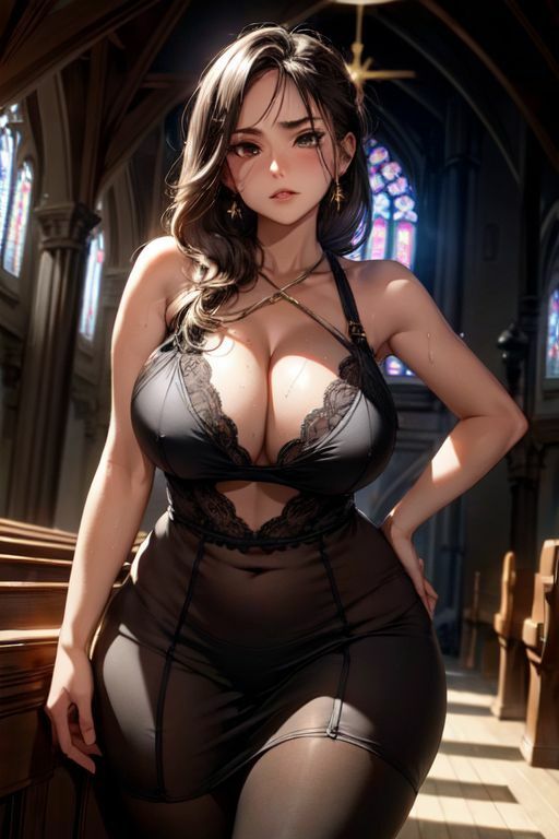爆乳AIどすけべネグリジェ1 サンプル7ページ目