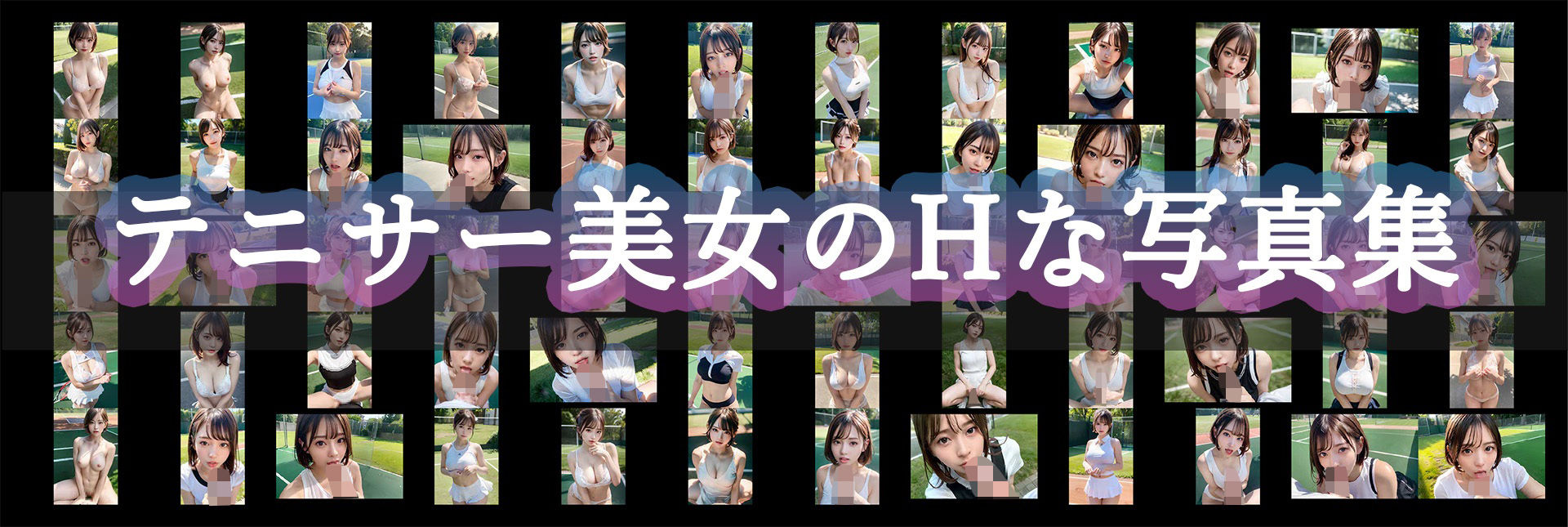 【大人気作品集】テニサー女子のHな誘惑Vol.1 サンプル1ページ目