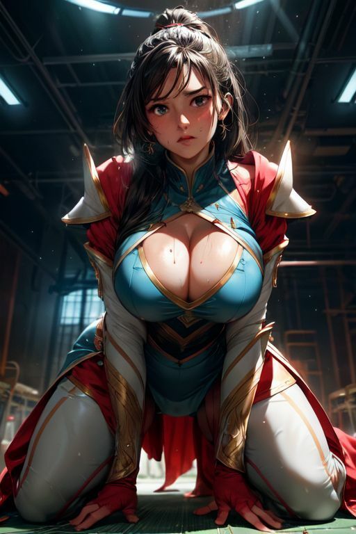 爆乳AIセクシーガウン1 サンプル7ページ目