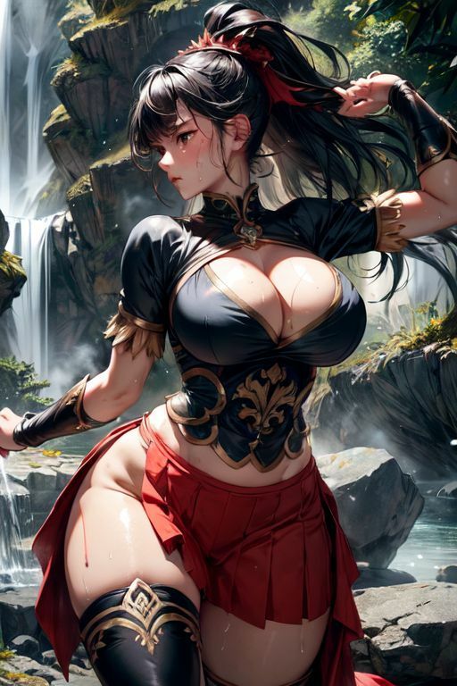 爆乳AIセクシーガウン1 サンプル10ページ目