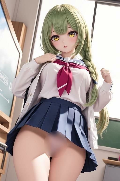 制服女子のローアングルパンチラ サンプル1ページ目