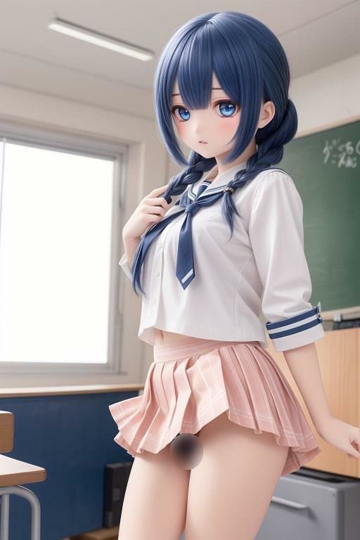 制服女子のローアングルパンチラ サンプル3ページ目