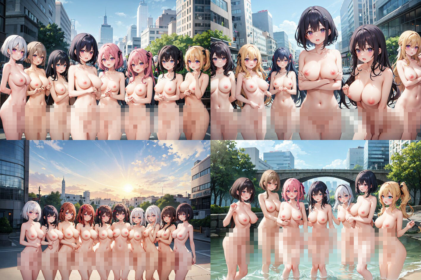 総人数1500人以上！！おっぱいは3000以上！！！全裸露出ガールズ サンプル2ページ目