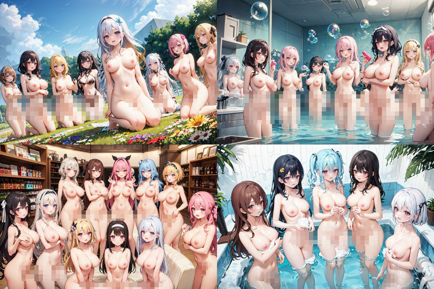 総人数1500人以上！！おっぱいは3000以上！！！全裸露出ガールズ サンプル5ページ目