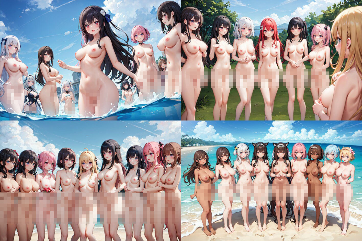 総人数1500人以上！！おっぱいは3000以上！！！全裸露出ガールズ サンプル6ページ目
