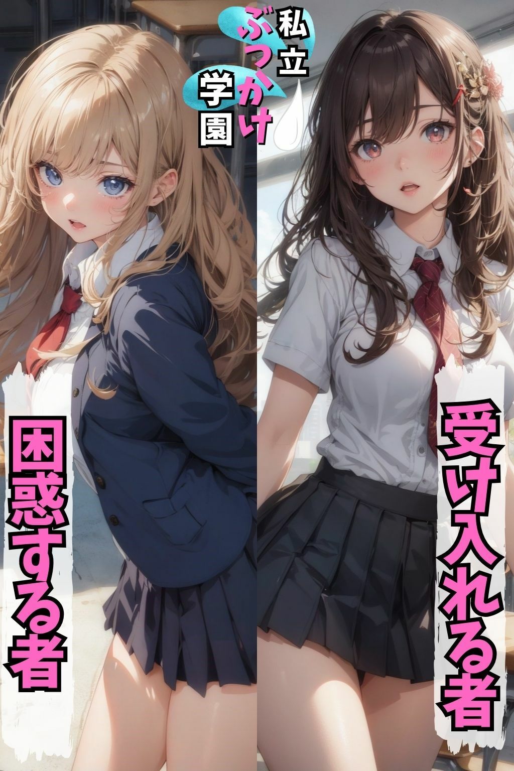 私立ぶっかけ学園 サンプル2ページ目