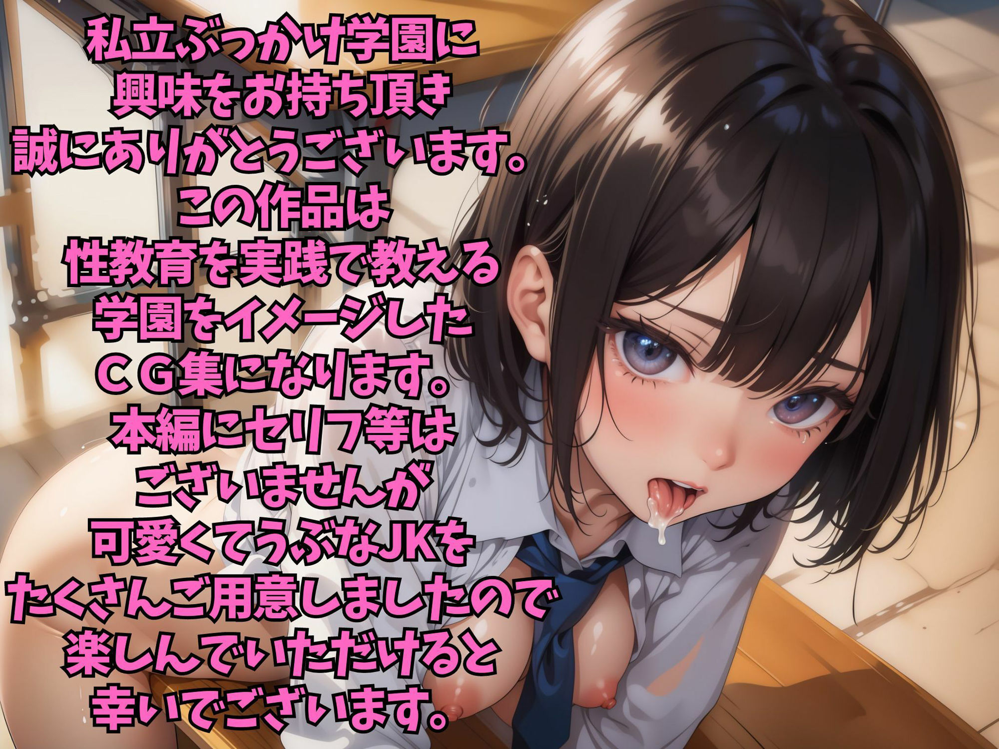 私立ぶっかけ学園 サンプル9ページ目