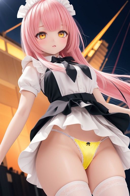 メイドのローアングルパンチラ サンプル4ページ目