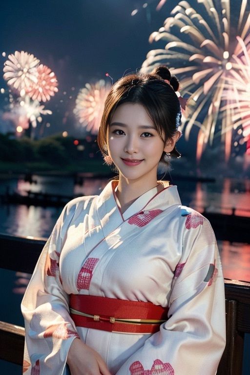 和風美の極致:AI浴衣特集 サンプル1ページ目
