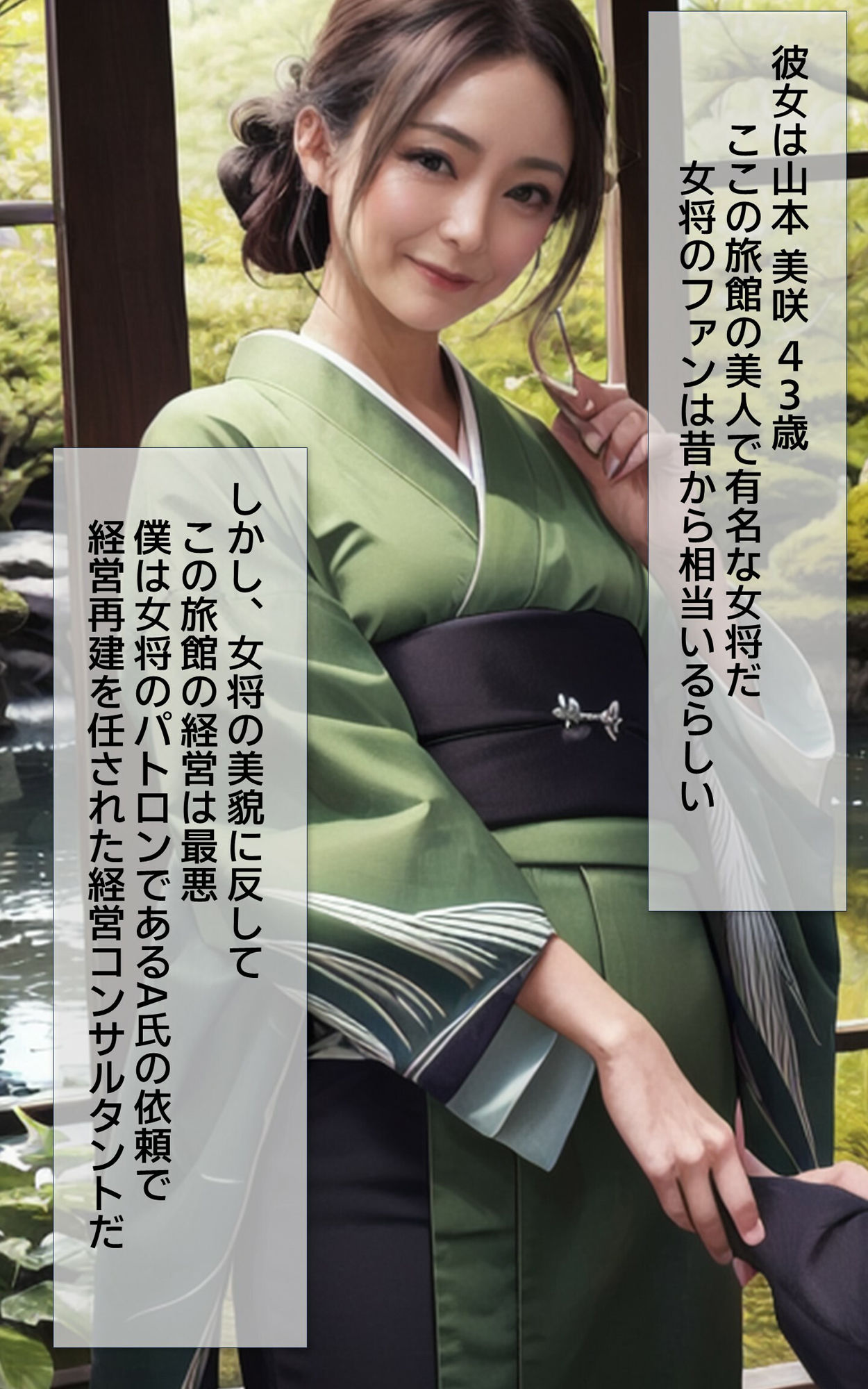 美人女将 肉接待調教 サンプル1ページ目