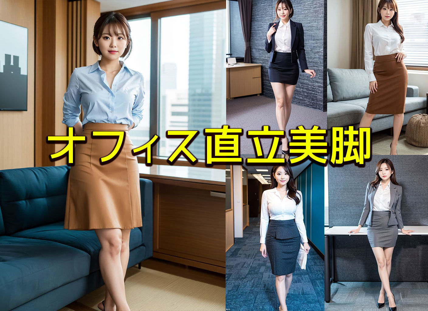 【OL美脚フェチマニア】オフィスレディの日常のチラリズム サンプル2ページ目