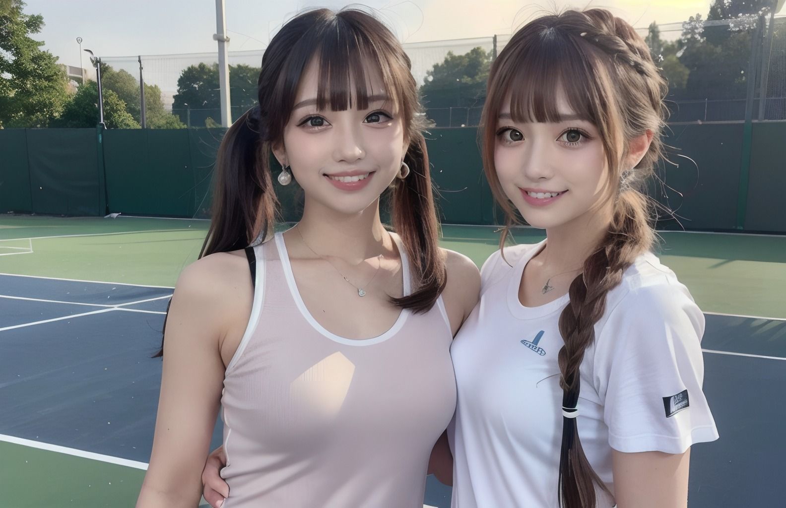 女子大生マル秘サークル〜テニス編 サンプル1ページ目
