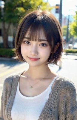 ショートカット美少女とノーブラ散歩 サンプル4ページ目