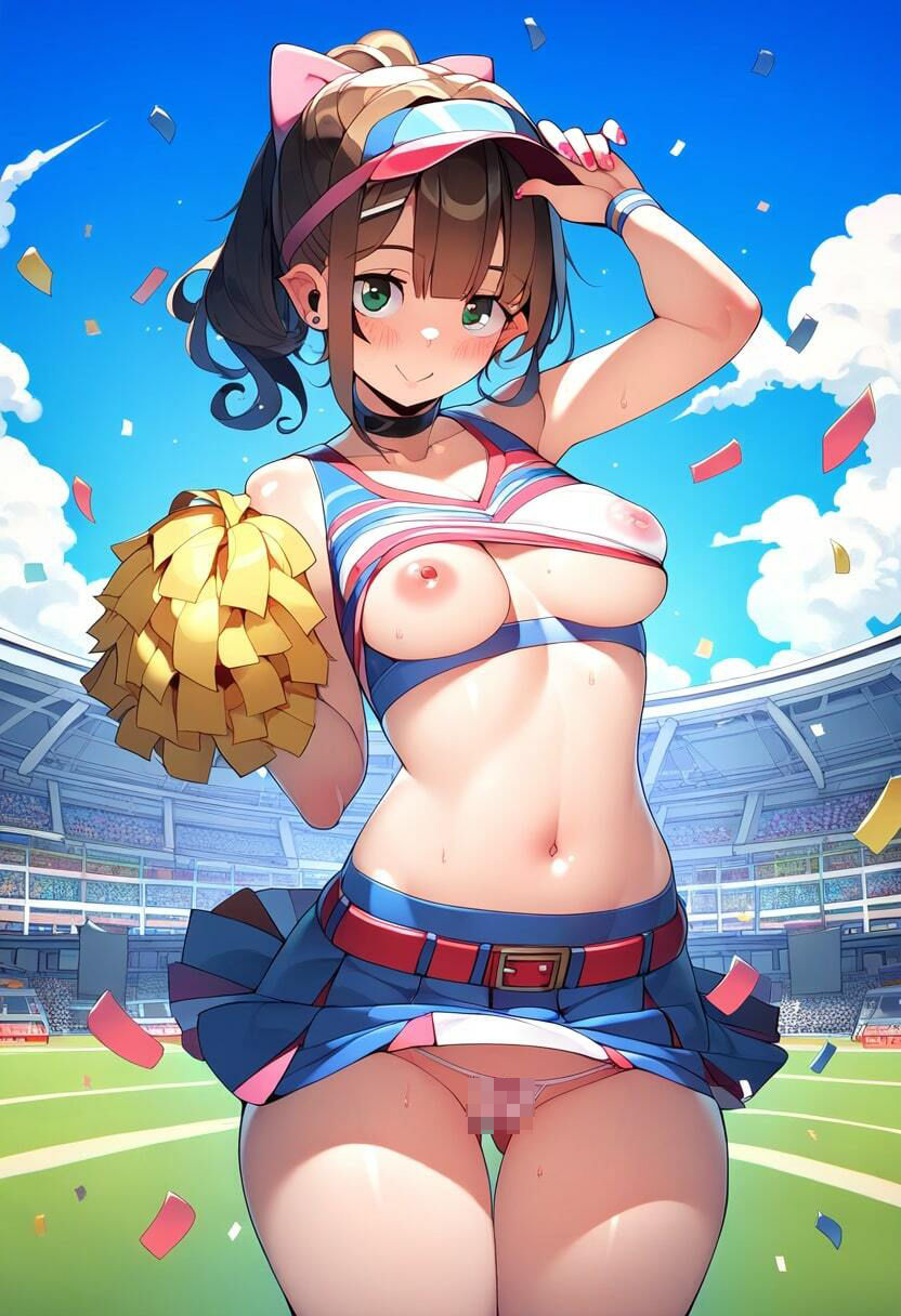 チアガールのエロい応援！パンチラにおっぱいにノーパンに中出しハメ撮りまで・500枚 サンプル4ページ目