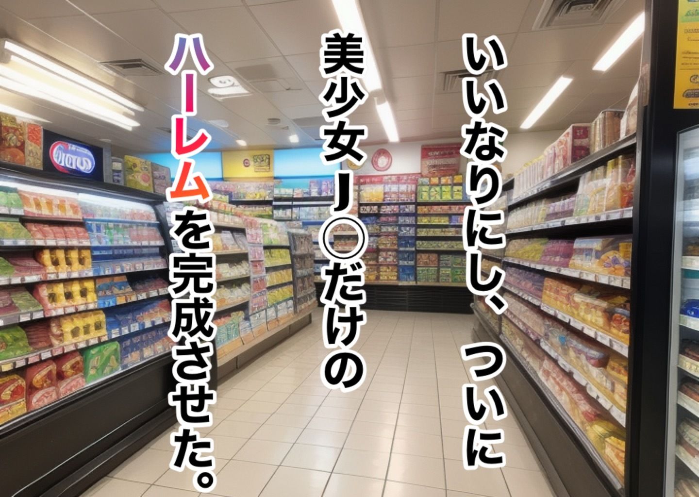 コンビニバイトで働く店長のいいなり女子◯生 サンプル4ページ目