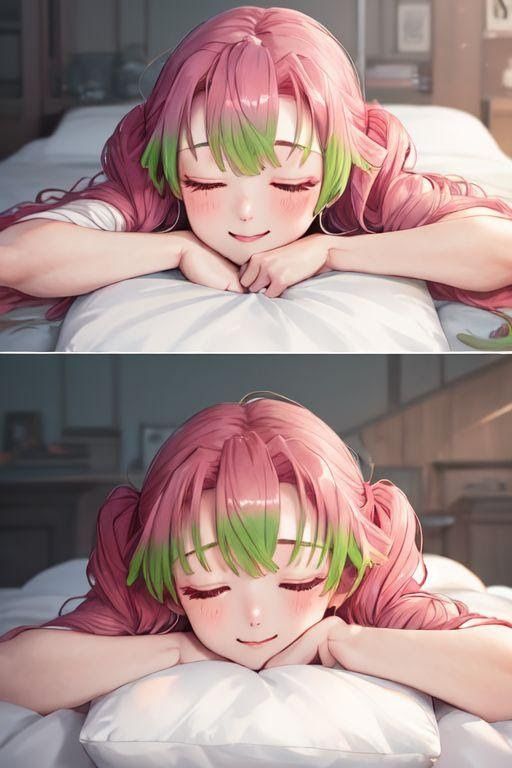 鬼滅の◯ 甘露寺蜜◯みたいな女の子 サンプル1ページ目