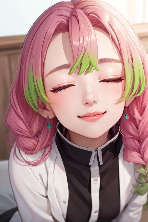 鬼滅の◯ 甘露寺蜜◯みたいな女の子 サンプル2ページ目