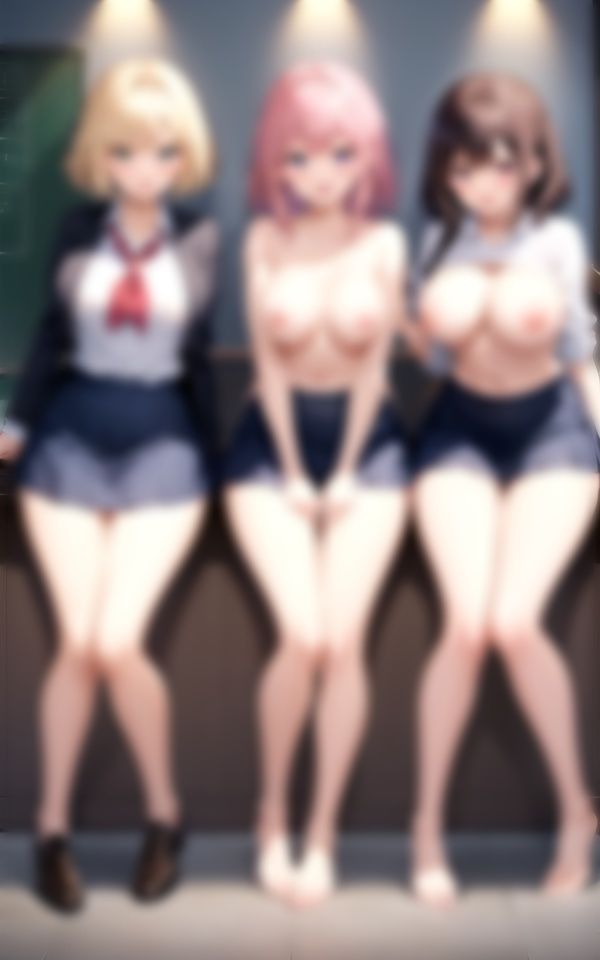 裏垢...みんなでエッチな投稿...おっぱいポロリたわわでピース サンプル3ページ目