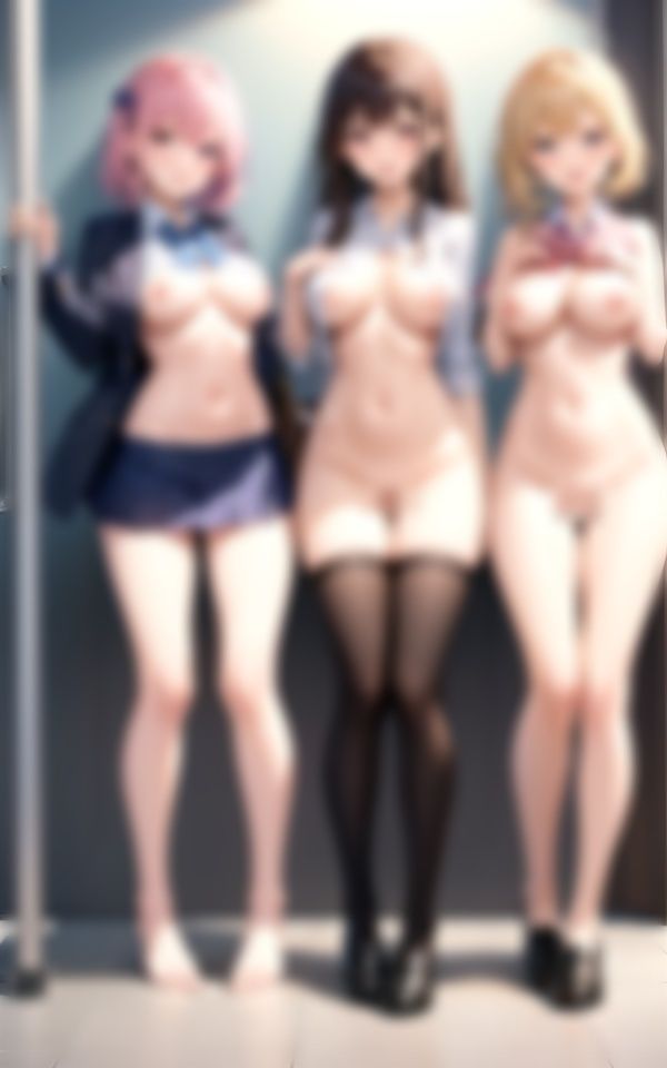 SSS級巨乳の美少女〜みんな裸で集合写真！！みんな一緒ならおっぱいも見せれるよっ サンプル4ページ目