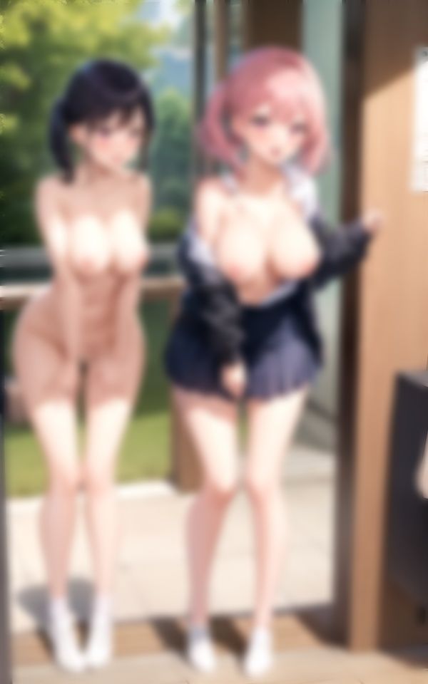 SSS級巨乳の美少女〜みんな裸で集合写真！！みんな一緒ならおっぱいも見せれるよっ サンプル5ページ目