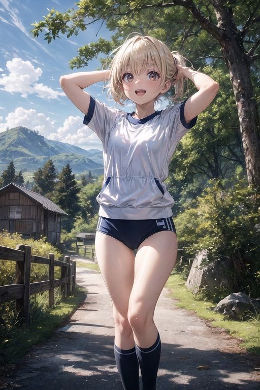 とある田舎の共学校ではまだ女子がブルマをはいている サンプル9ページ目