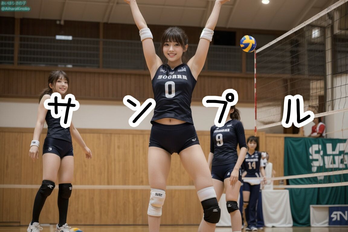 むちむち美人バレー選手にワキと太ももを見せつけられる集 サンプル8ページ目