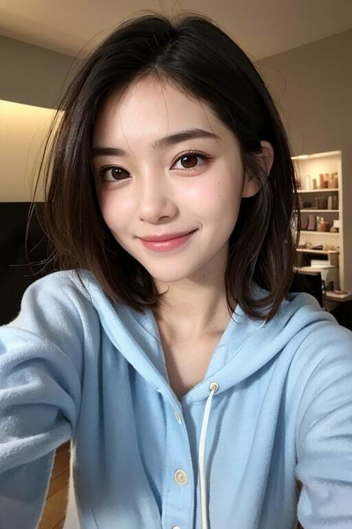 AI生成美女写真集 vol31 セルフィ美女 サンプル1ページ目