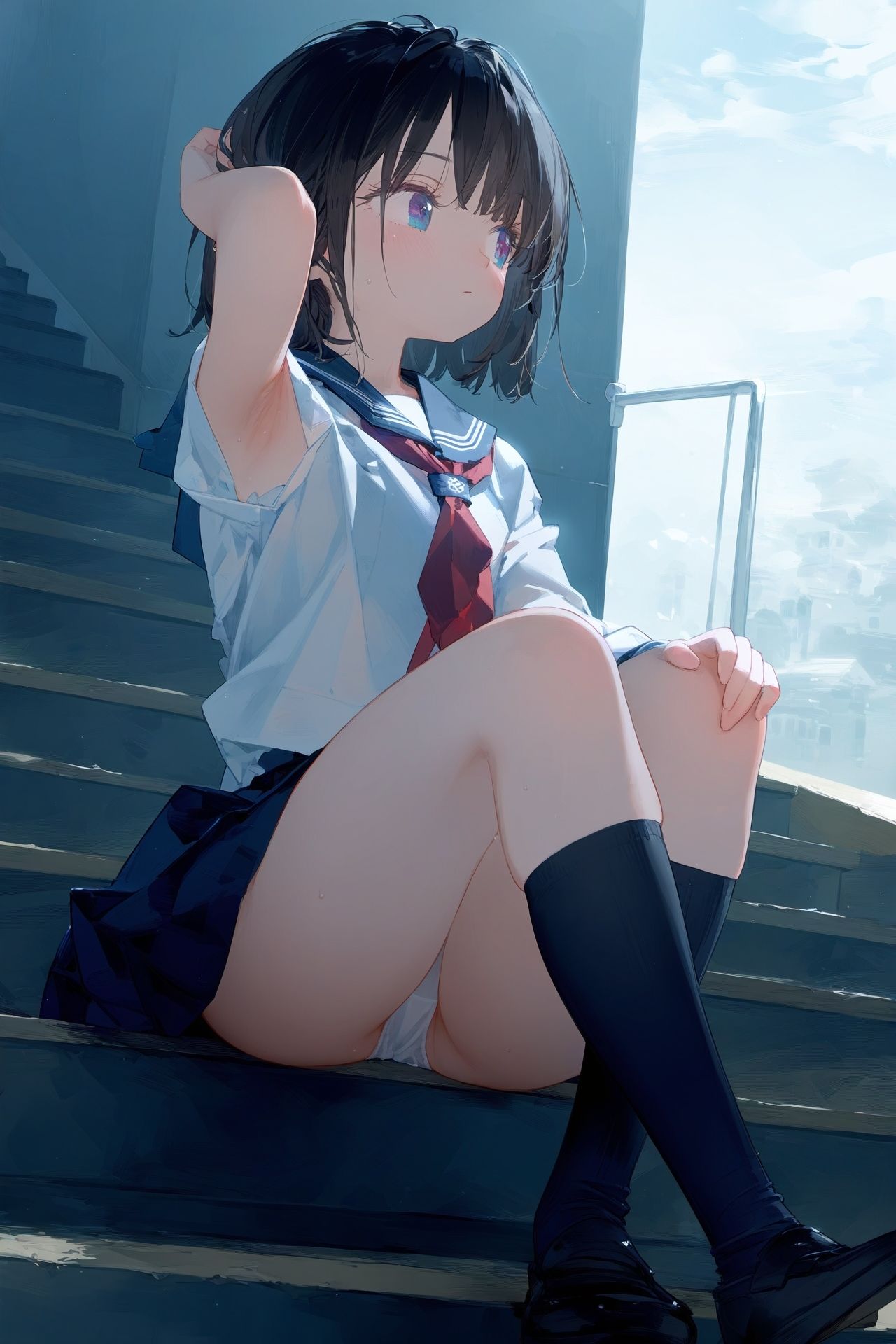 制服チラリズム2 サンプル2ページ目