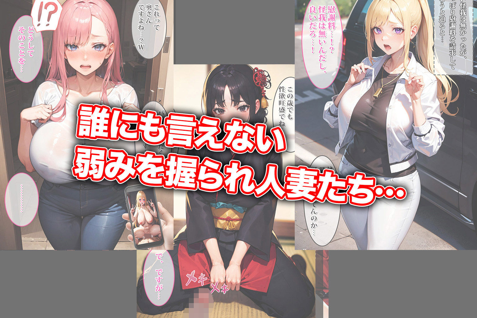 6人の訳アリ人妻を完堕ち寝取りする話 サンプル3ページ目