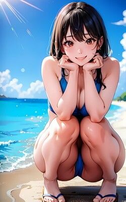 隣に住んでいる独り暮らしのお姉さん 水着編 vol001 サンプル5ページ目