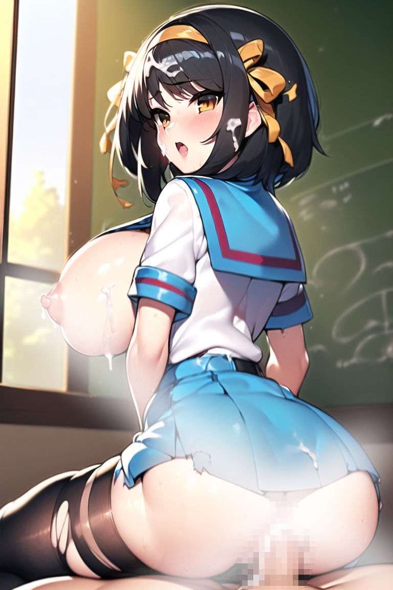 涼宮ハ〇ヒちゃんとエッチするだけのCG集 サンプル5ページ目
