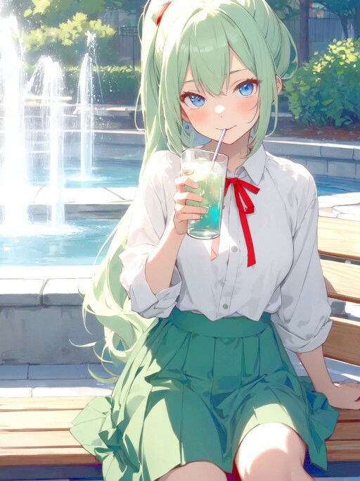 街娘と仲良くなった サンプル1ページ目