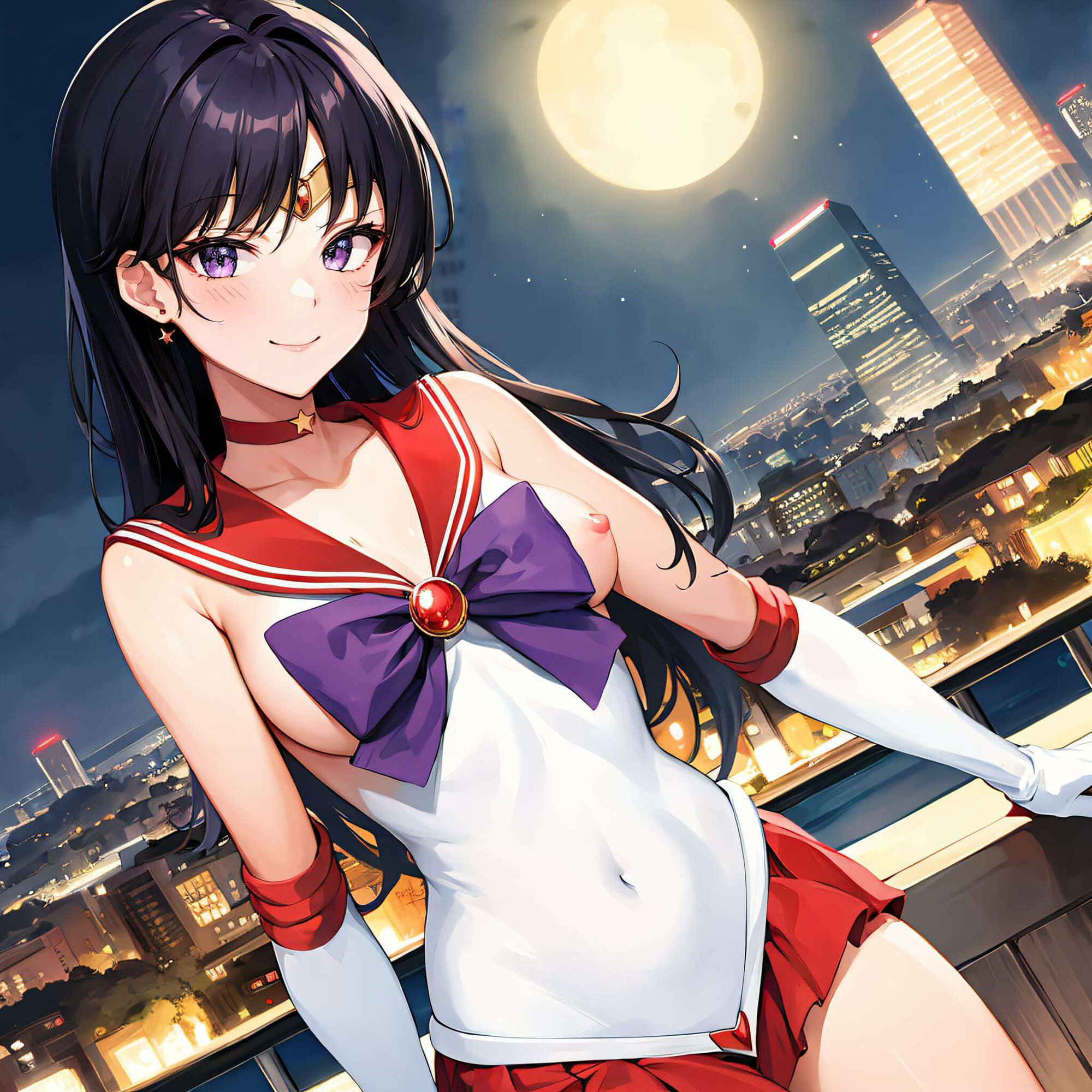 セーラー〇ーズの昼と夜 サンプル6ページ目