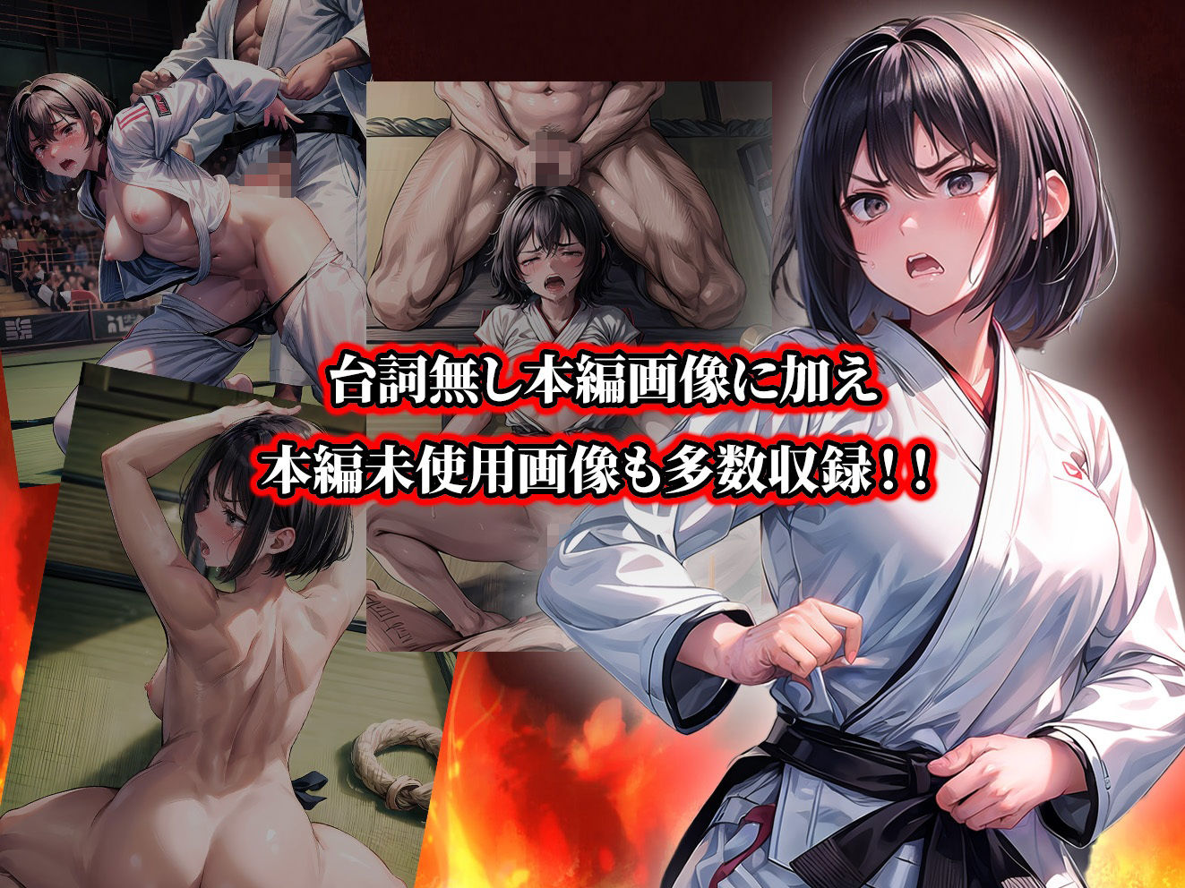 負けたら即中出しセックス 愛する道場のために無謀な試合に挑むが卑怯な相手の策略でメス豚堕ちする天才柔道少女【セリフ付き】 サンプル3ページ目