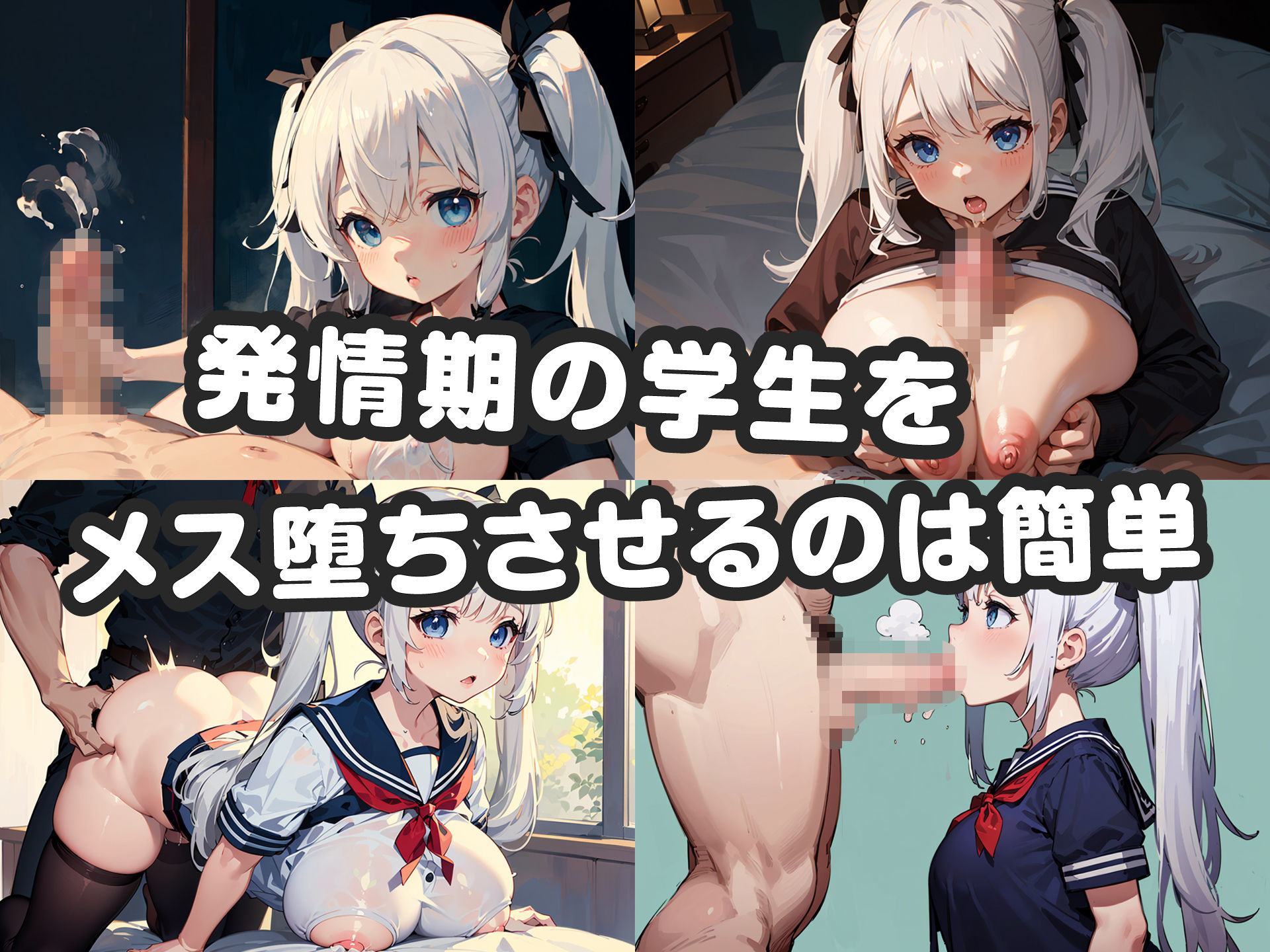 爆乳制服JKるなの中出し性活 サンプル3ページ目