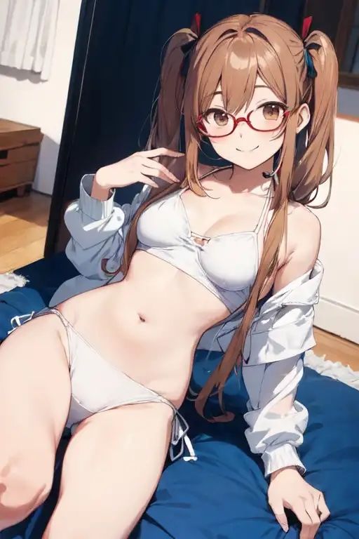 虹かけ誌 ガールズ＆パンツァー イラスト集6 ふたりきりだとエロかわいい大野あや サンプル6ページ目